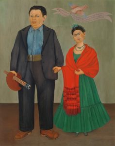 Frida Kahlo y Diego Rivera, 1931, óleo sobre lienzo